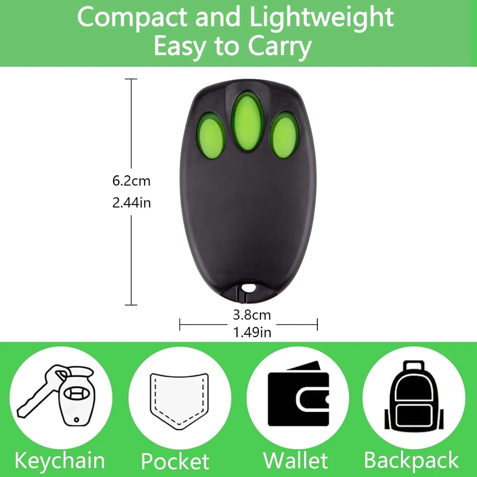 Hand Transmitter 433MHz for LIFTMASTER Motorlift Merlin+ C945 94335E 9747E 1A5478 Garage Door Remote Control