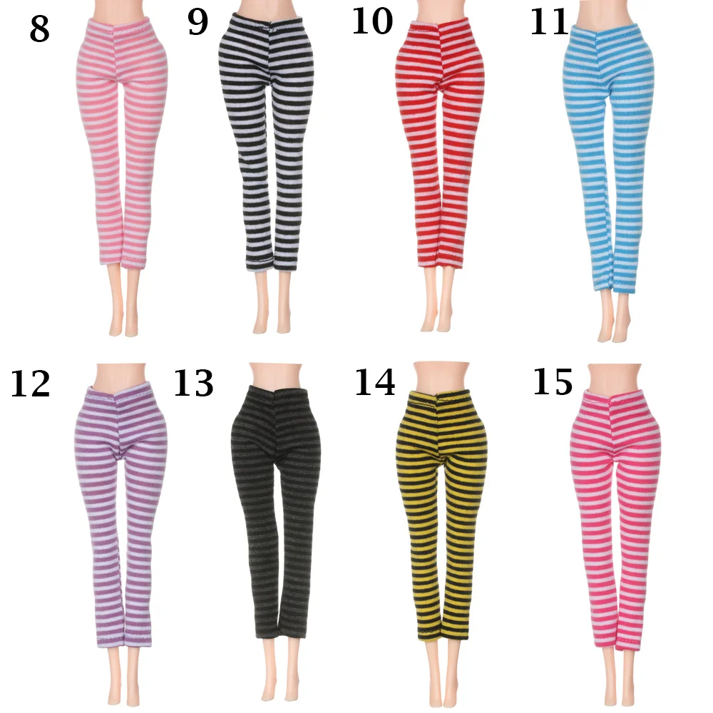 New Fashion Doll Clothes T-shirt Skirt Candy Color Pants Dolls Dress For 29CM Girl Clothes Casual Wear Dolls Accessories