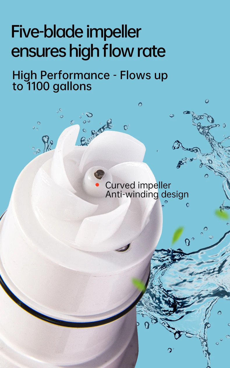 SEAFLO Bilge Pump 12V24V DC Submersible Pump Marine Oil Drum Cruise Ship Water Pump Small Miniature Battery Water Pump