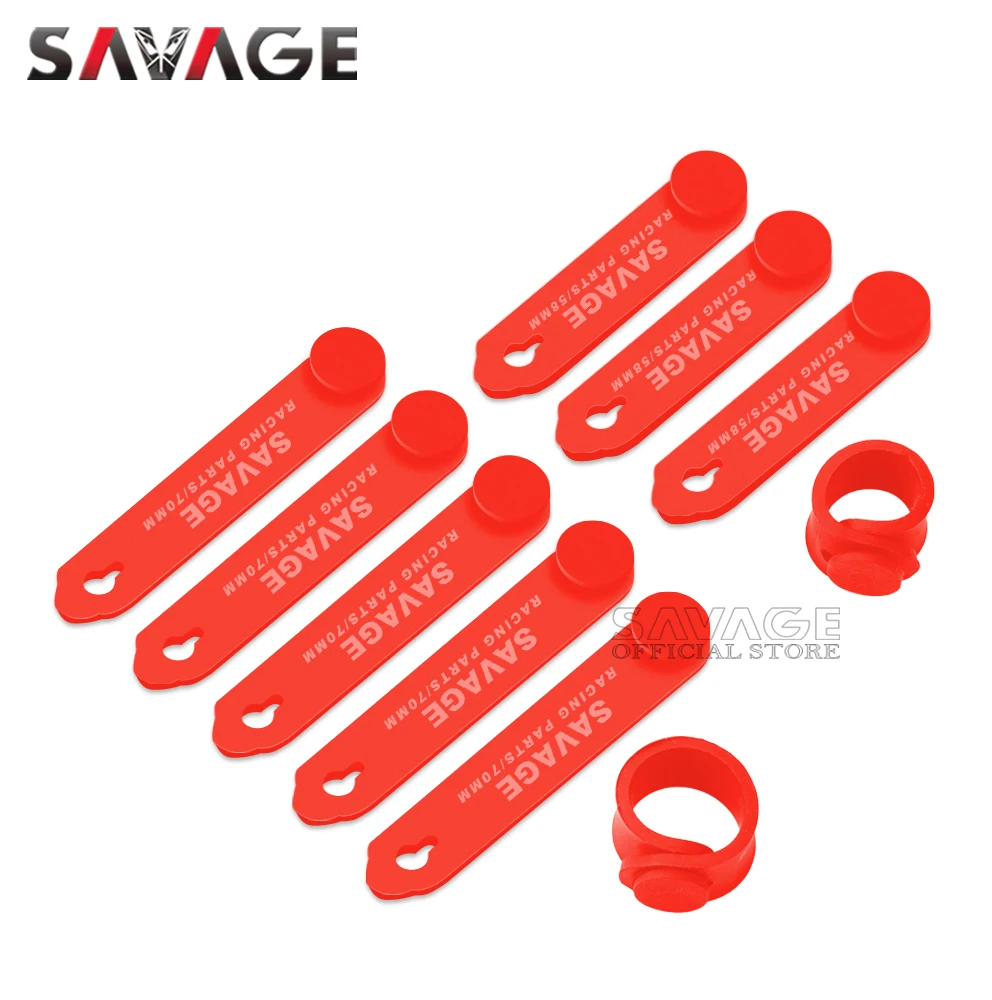 Fixing Tension Strap Silicone Bandage Universal Motorcycle Accessories Oil Pipe Hose/Throttle/Brake Clutch Cable/Wire Motocross