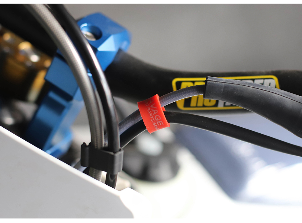 Fixing Tension Strap Silicone Bandage Universal Motorcycle Accessories Oil Pipe Hose/Throttle/Brake Clutch Cable/Wire Motocross