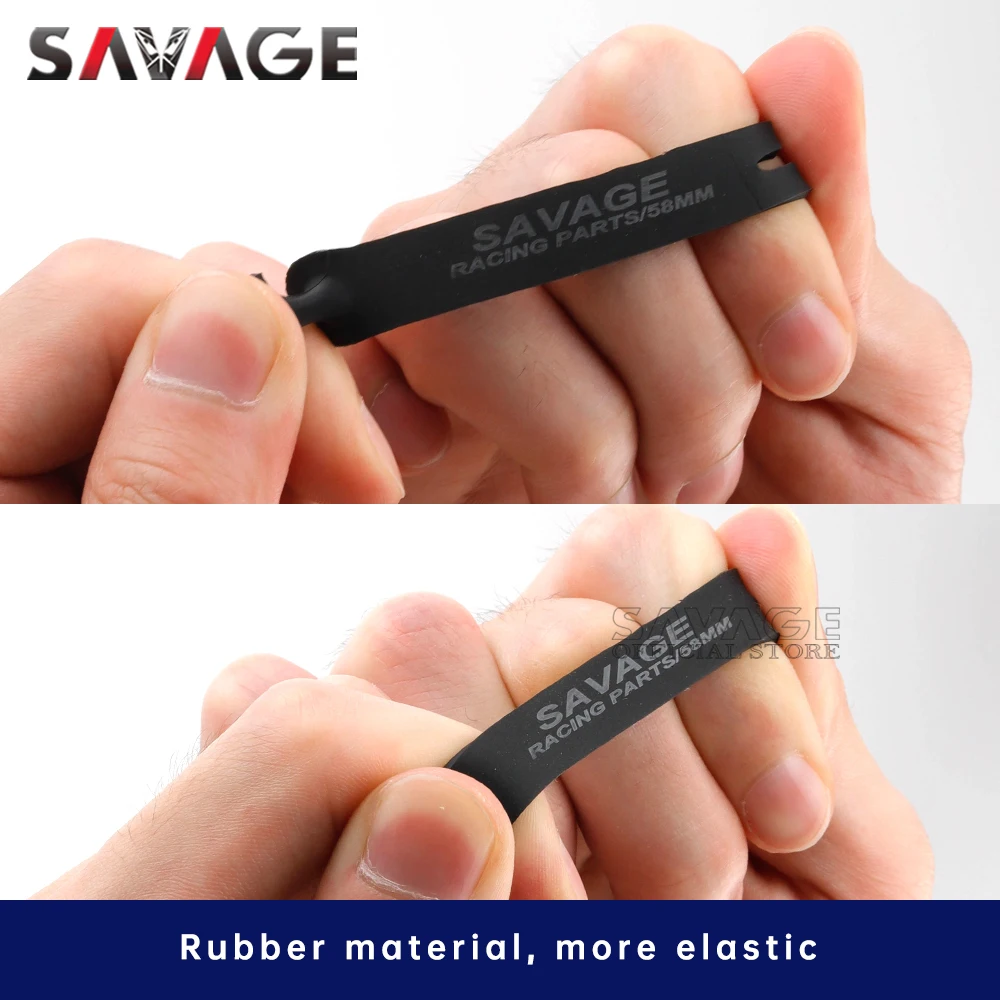 Fixing Tension Strap Silicone Bandage Universal Motorcycle Accessories Oil Pipe Hose/Throttle/Brake Clutch Cable/Wire Motocross