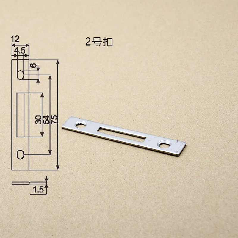Aluminum Alloy Sliding Door And Window Hardware Bar Hook Lock Movable Door Lock Patrs Seat Lock Plate