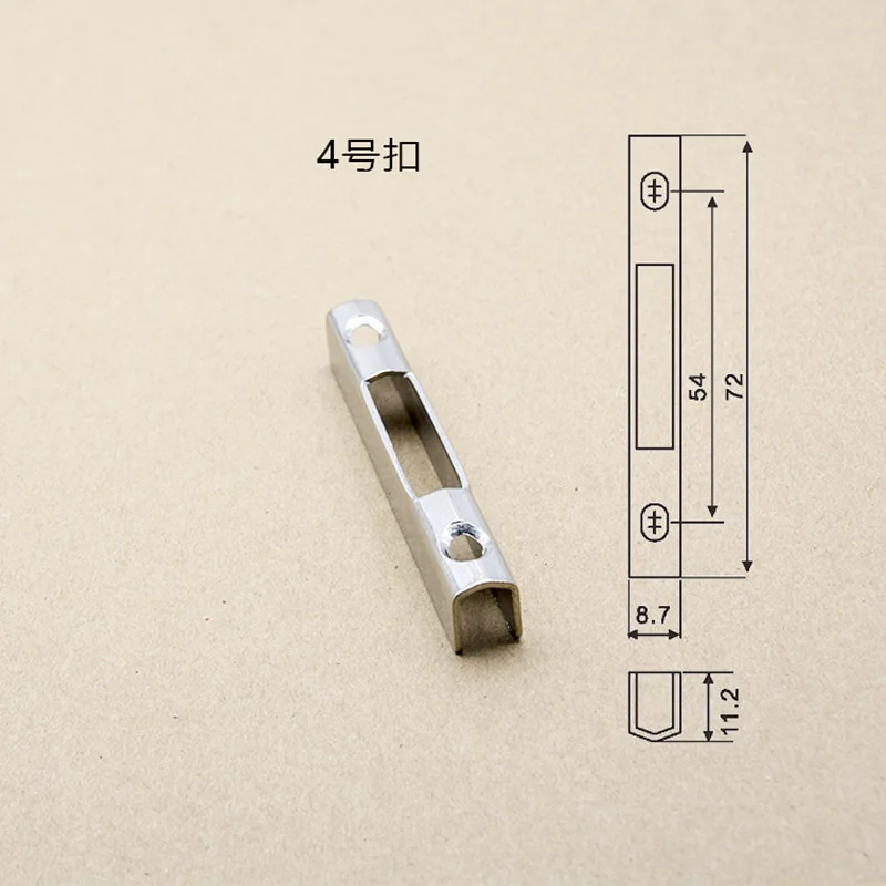 Aluminum Alloy Sliding Door And Window Hardware Bar Hook Lock Movable Door Lock Patrs Seat Lock Plate