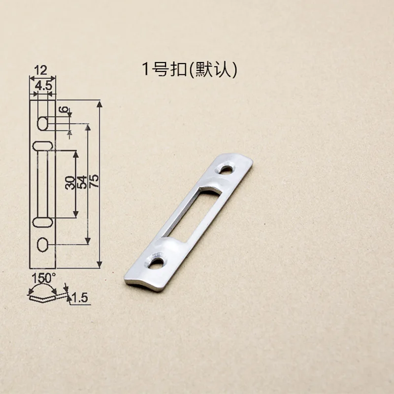 Aluminum Alloy Sliding Door And Window Hardware Bar Hook Lock Movable Door Lock Patrs Seat Lock Plate
