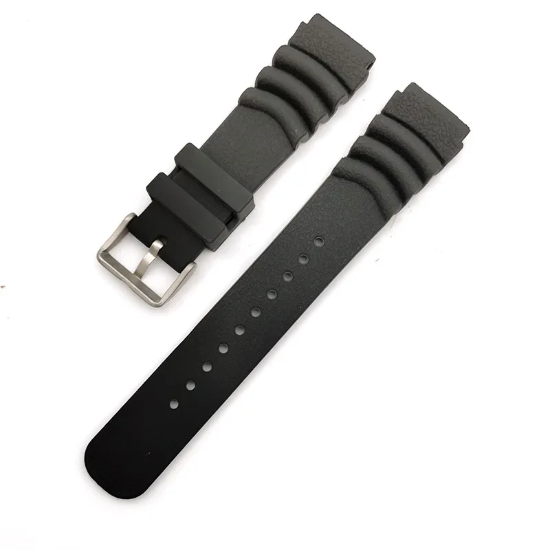 Diving Resin Watch Band for Seiko Silicone Waterproof Soft Rubber Wristband 18/20/22mm Men Sport Bracelet Accessory