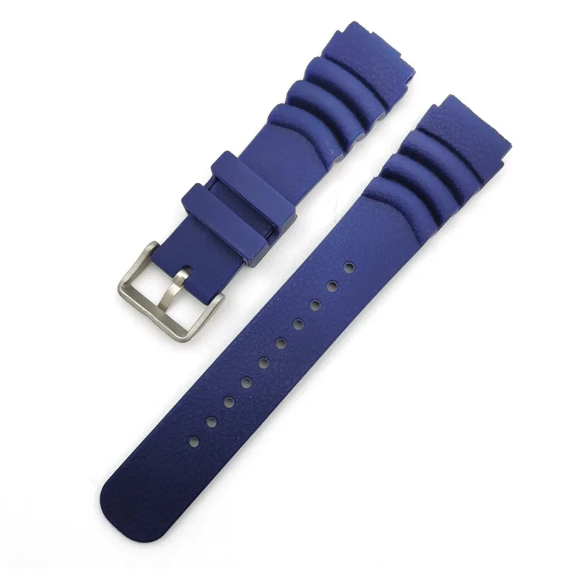 Diving Resin Watch Band for Seiko Silicone Waterproof Soft Rubber Wristband 18/20/22mm Men Sport Bracelet Accessory