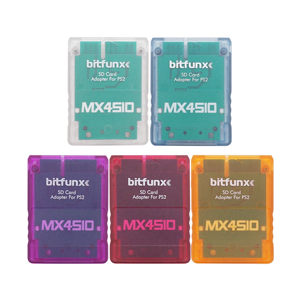 BitFunx V1.966 8/16/3264MB FMCB PS2 Card OPL 1.2.0 For MX4SIO SIO2SD TF/SD Card Adapter For Playstation2 Fat Game Consoles