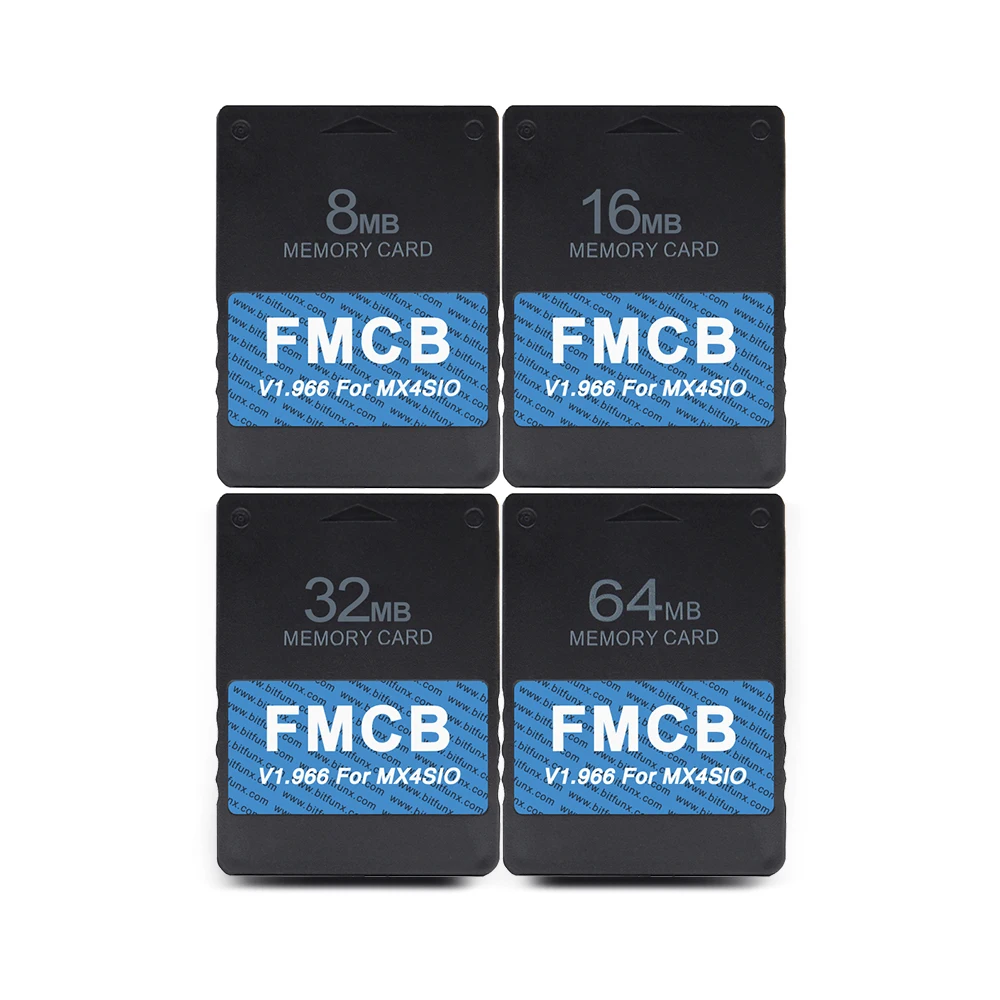 BitFunx V1.966 8/16/3264MB FMCB PS2 Card OPL 1.2.0 For MX4SIO SIO2SD TF/SD Card Adapter For Playstation2 Fat Game Consoles