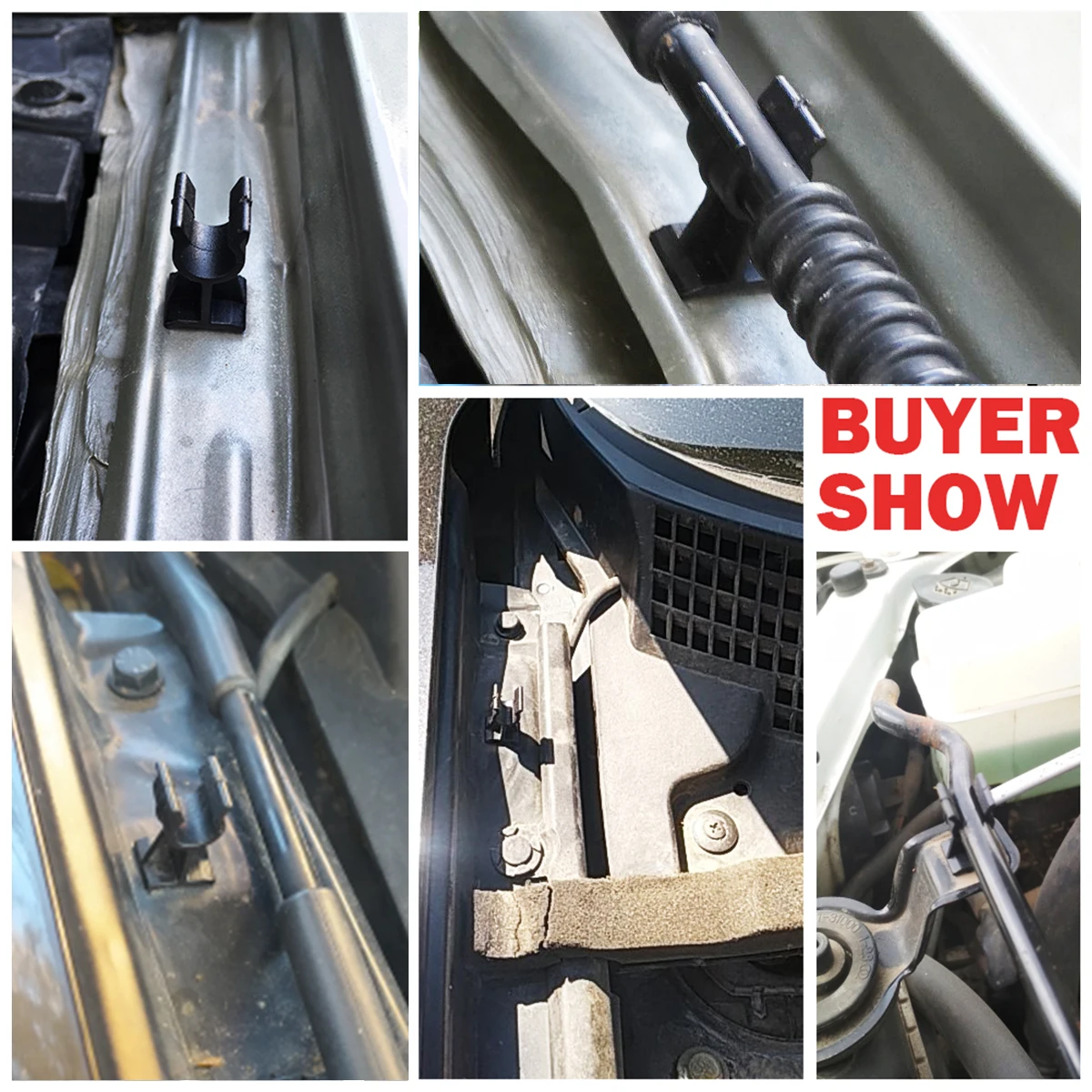 65722-EB300 For Nissan Qashqai Pathfinder Kashkay J10 J10E J10Z +2 JJ10E Dualis Bonnet Hood Support Prod Rod Clamp Clips Holder