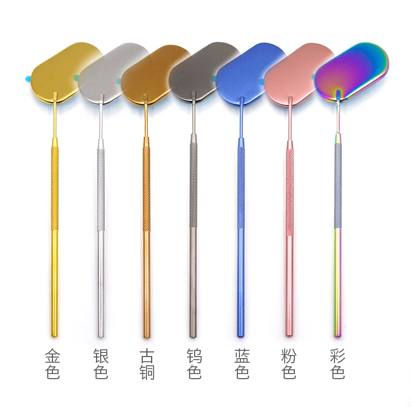 Eyelash Mirror Large Magnifying Long Handle Mirror For Checking False Eyelashes Extension Beauty Makeup Tool