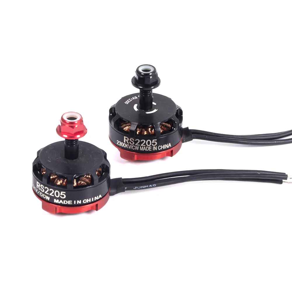 RC RS2205 2205 2300KV CW CCW Brushless Motor for 2-6s 20A/30A/40A ESC 5045 Propeller FPV RC QAV250 X210 Racing Drone Multicopter