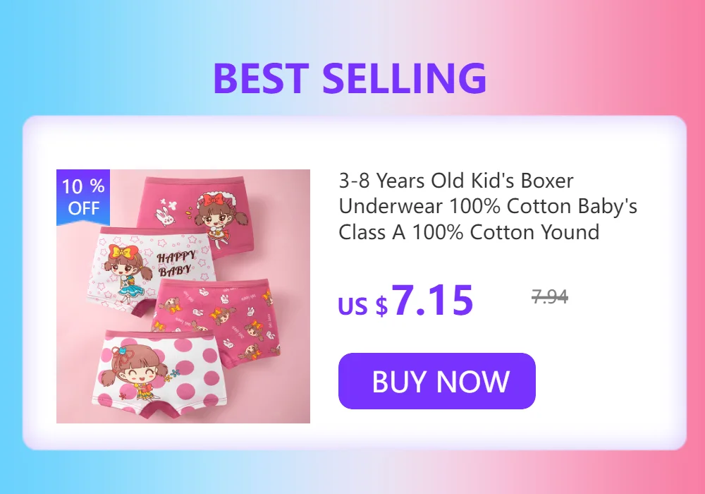 4 Pcs/Lot Girls Underwear Soft Cotton Panties Girls Teens Underpants Baby Girl Kids Children's Triangle Shorts 3-16 Years Old