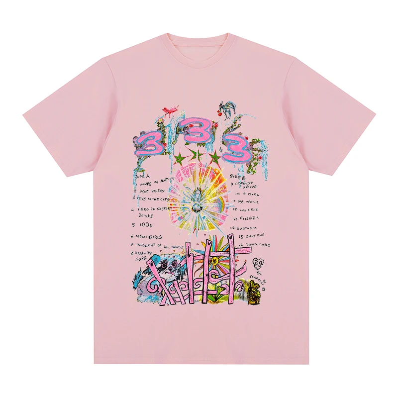 Bladee 333 Hip Hop T-Shirt Swedish Cotton Men T Shirt New TEE TSHIRT Womens Tops