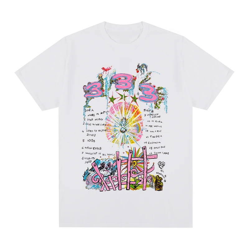 Bladee 333 Hip Hop T-Shirt Swedish Cotton Men T Shirt New TEE TSHIRT Womens Tops
