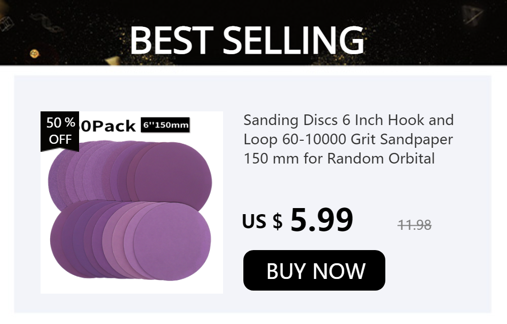 6 Inch 17 Hole Sanding Discs 60-2000 Grit Wet Dry Sandpaper Hook and Loop For Festool Random Orbital Sander 150mm 5/10 Pcs