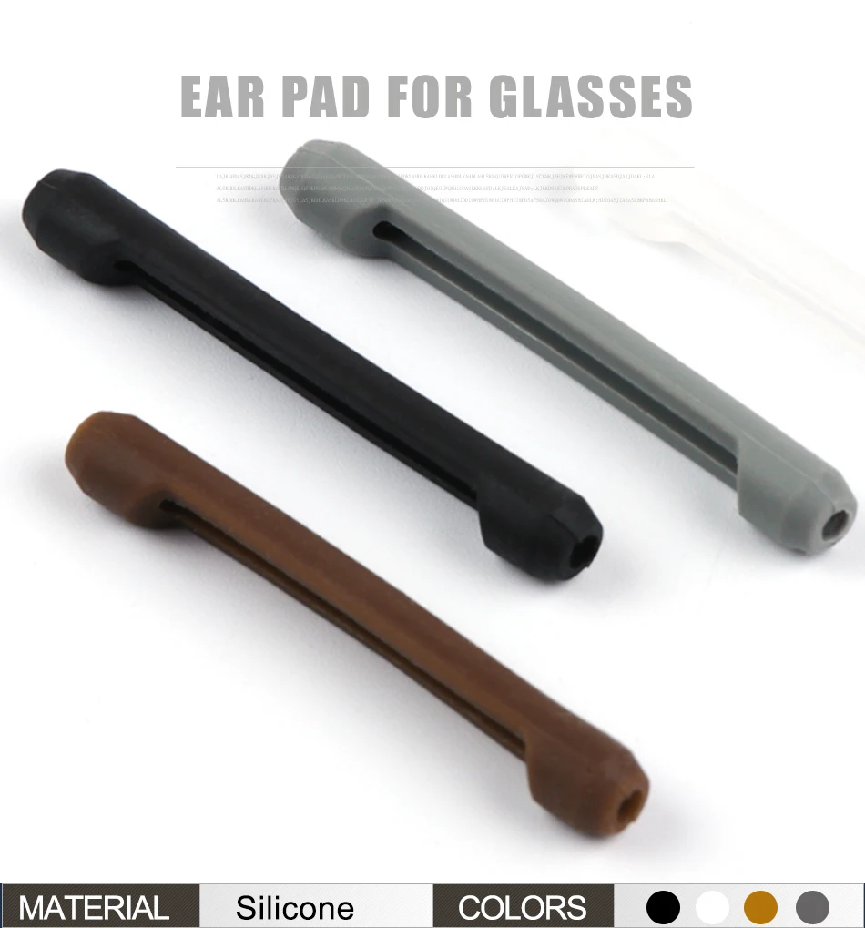 Soft Silicone Eyeglasses Temple Tips Sleeve Retainer,Anti-Slip Elastic Comfort Glasses Retainers For Spectacle Sunglasses