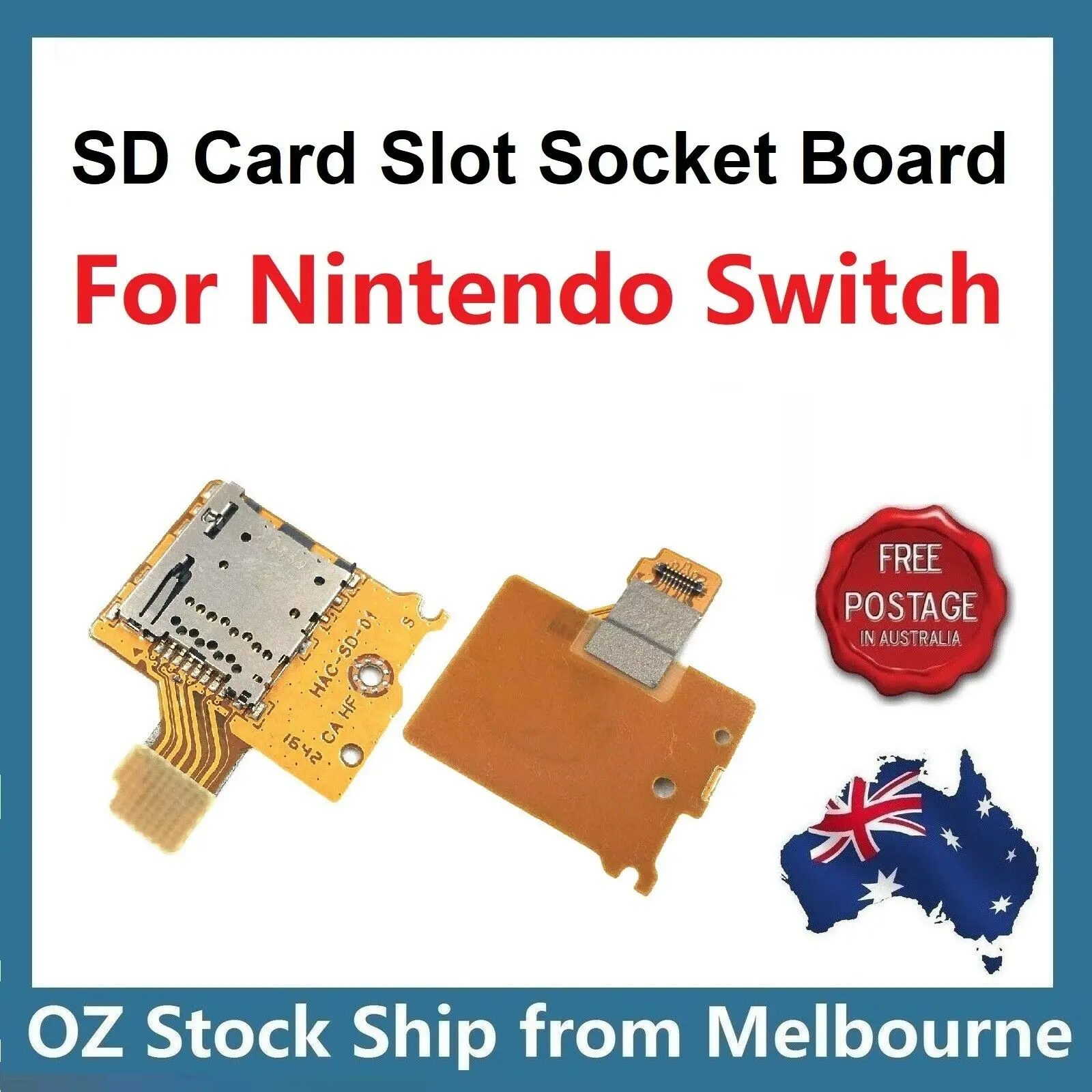 Switch Micro SD TF Card Slot Reader Replacement (HAC-SD-01)