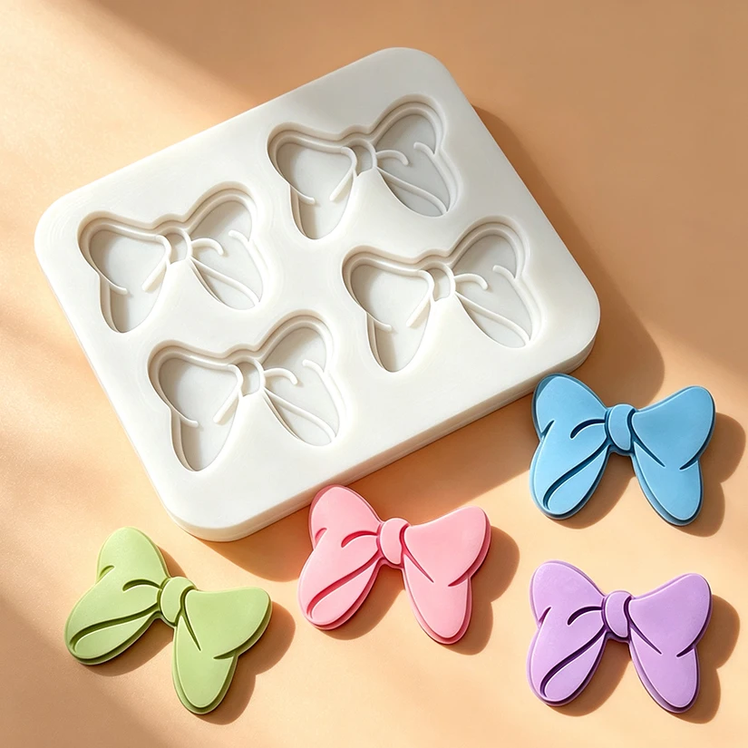 Bows Silicone Sugarcraft Mold Resin Tools Cupcake Baking Mould Fondant Cake Decorating Tools