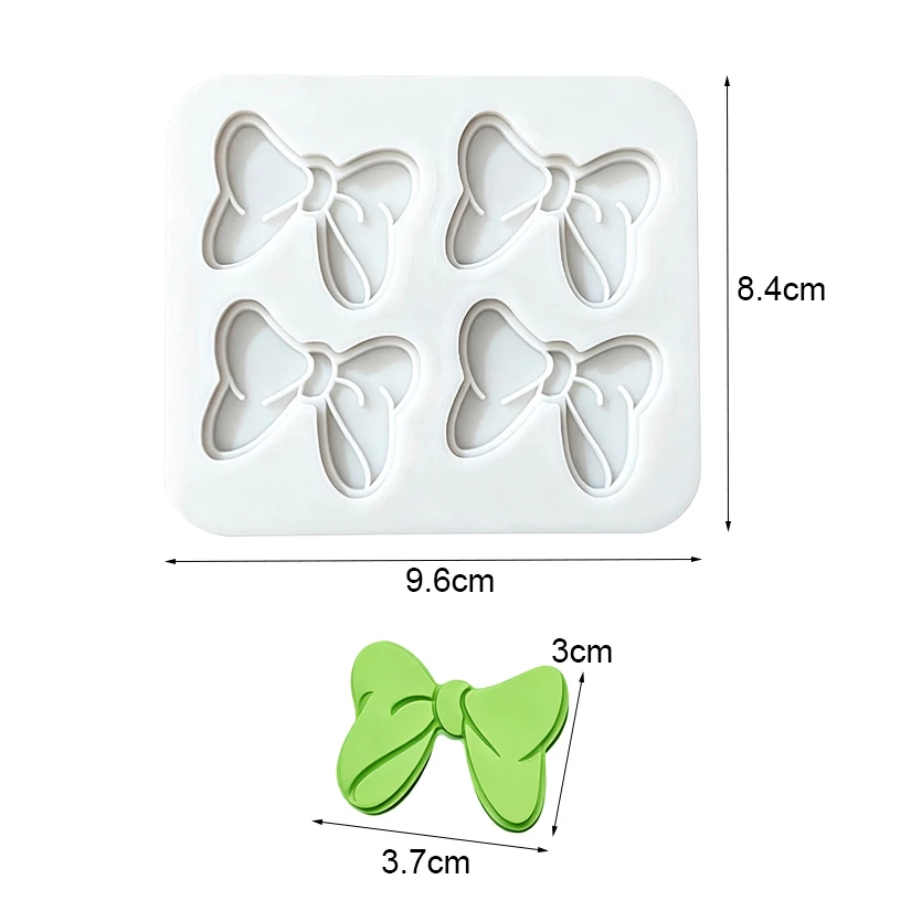 Bows Silicone Sugarcraft Mold Resin Tools Cupcake Baking Mould Fondant Cake Decorating Tools
