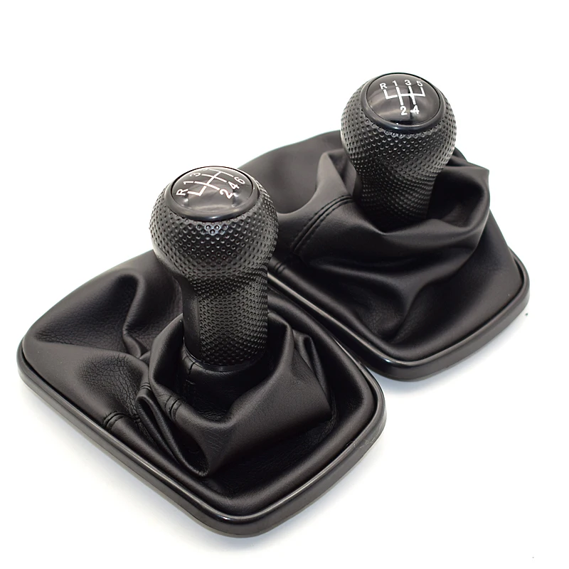 12mm 5 / 6 Speed Car Gear Shift Knob Lever Shifter Gaitor Boot For Volkswagen VW 1999-2004 Golf 4 IV MK4 GTI R32 Bora Jetta MT