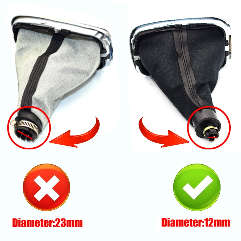 12mm 5 / 6 Speed Car Gear Shift Knob Lever Shifter Gaitor Boot For Volkswagen VW 1999-2004 Golf 4 IV MK4 GTI R32 Bora Jetta MT