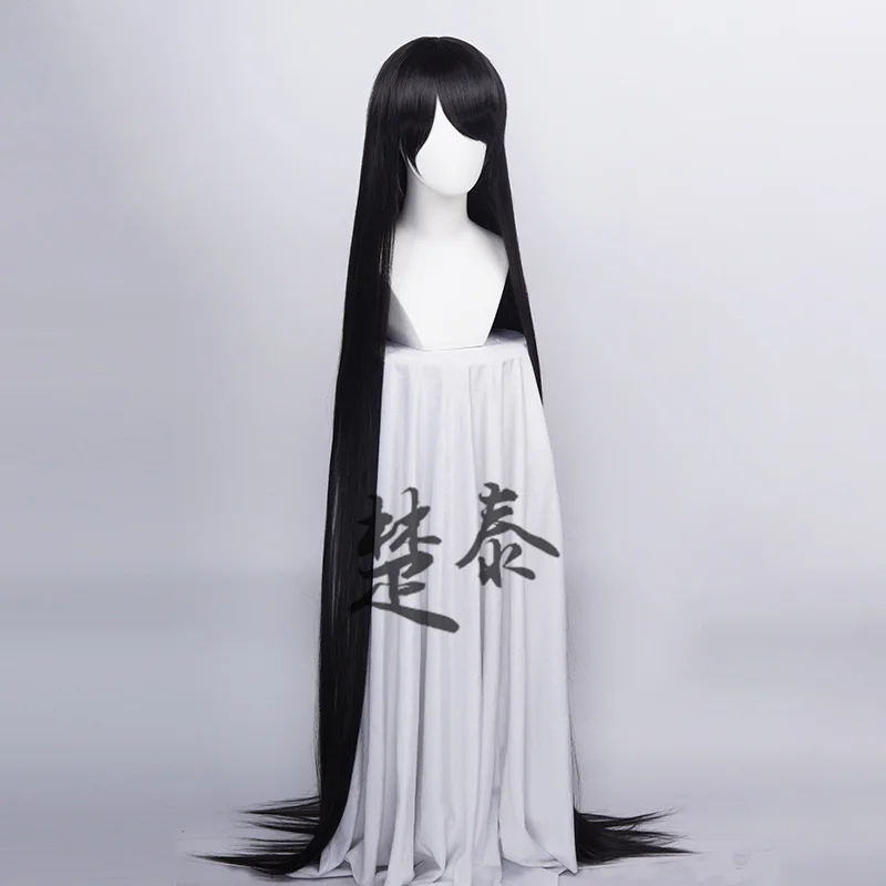 60inch 150cm Long Women Cosplay Wigs 5 Colors Straight Black White Silver Grey Brown Pink Synthetic Hair Halloween Party Role