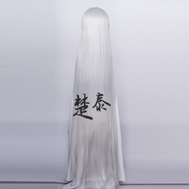 60inch 150cm Long Women Cosplay Wigs 5 Colors Straight Black White Silver Grey Brown Pink Synthetic Hair Halloween Party Role