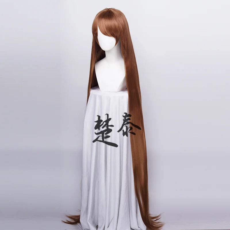 60inch 150cm Long Women Cosplay Wigs 5 Colors Straight Black White Silver Grey Brown Pink Synthetic Hair Halloween Party Role