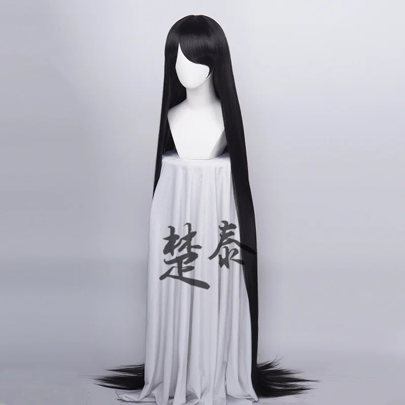 60inch 150cm Long Women Cosplay Wigs 5 Colors Straight Black White Silver Grey Brown Pink Synthetic Hair Halloween Party Role