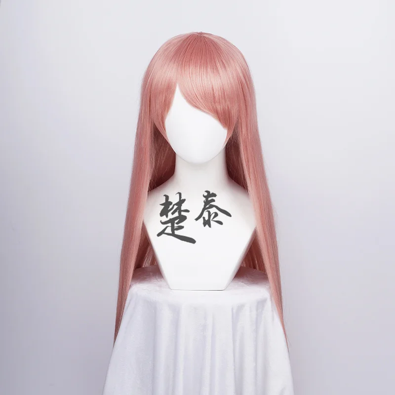 60inch 150cm Long Women Cosplay Wigs 5 Colors Straight Black White Silver Grey Brown Pink Synthetic Hair Halloween Party Role