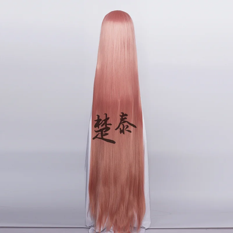 60inch 150cm Long Women Cosplay Wigs 5 Colors Straight Black White Silver Grey Brown Pink Synthetic Hair Halloween Party Role