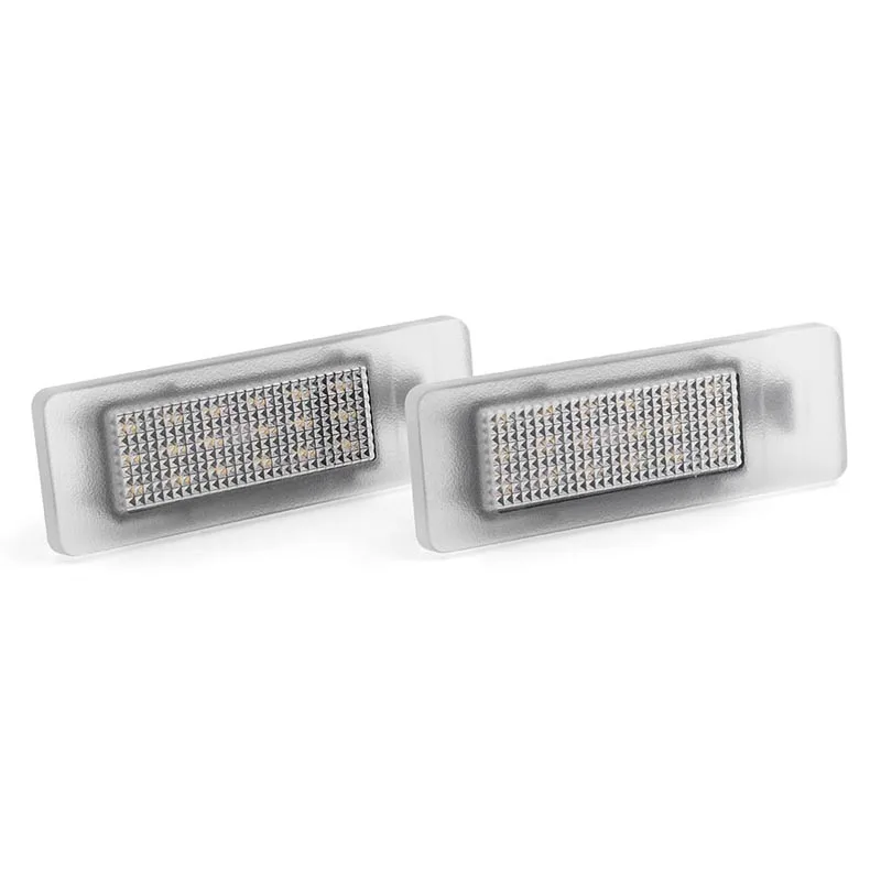 LED Number Plate Lamp For Renault Koleos Clio Logan Sandero Talisman Trafic Stanga Samsung White License Plate Light Assembly