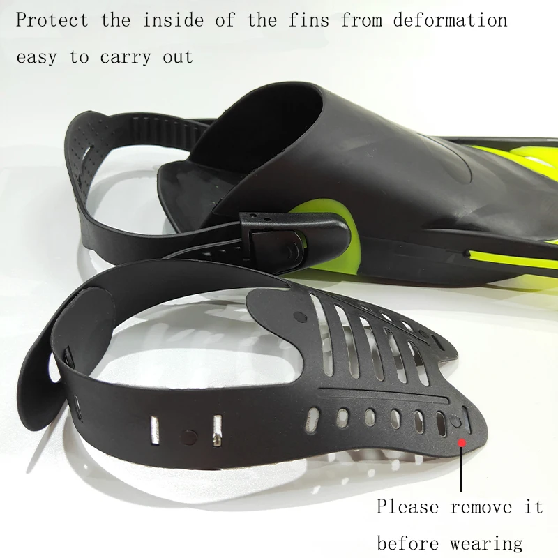 QYQ Frog Shoes Adult Fins with Adjustable Buckles Open Heels Designed for Snorkeling Scuba Diving
