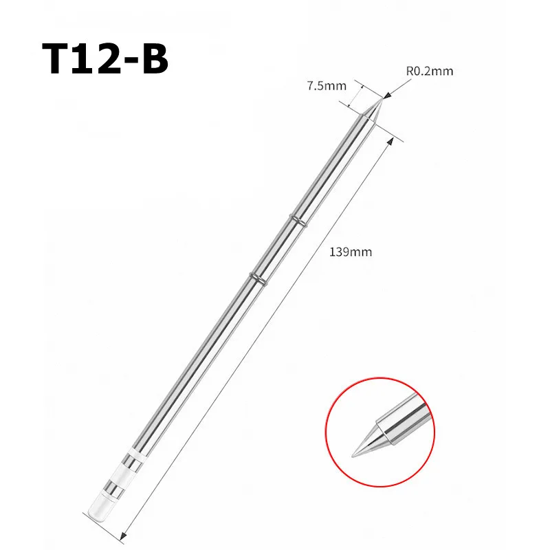 T12 Soldering Solder Iron Tipsжало для паяльника For Hakko FX951 STC AND STM32 OLED Soldering Station Electric
