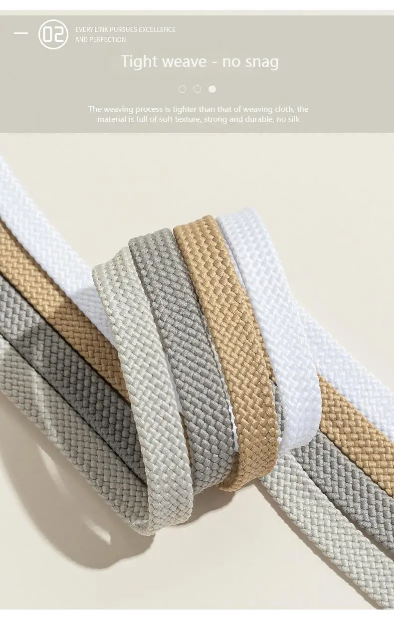 New Flat Classic Shoelaces for Sneakers Casual Shoe Laces White Black Sports Shoelace Shoes String Shoe Accessories 1 Pair