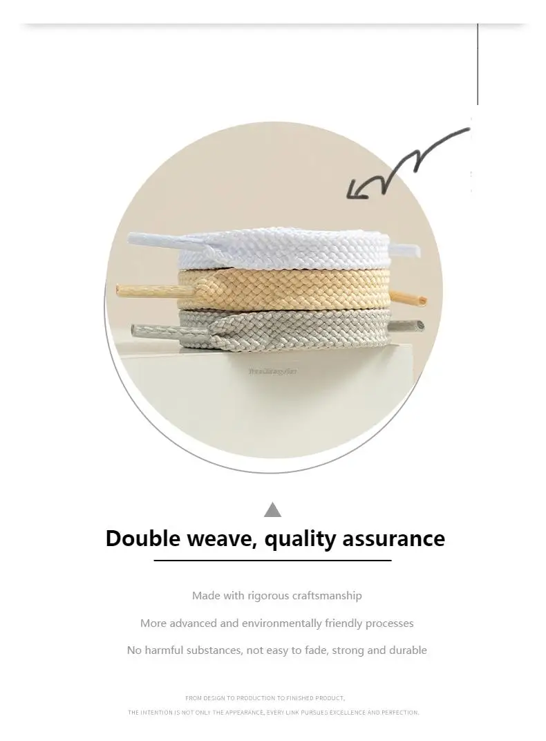 New Flat Classic Shoelaces for Sneakers Casual Shoe Laces White Black Sports Shoelace Shoes String Shoe Accessories 1 Pair