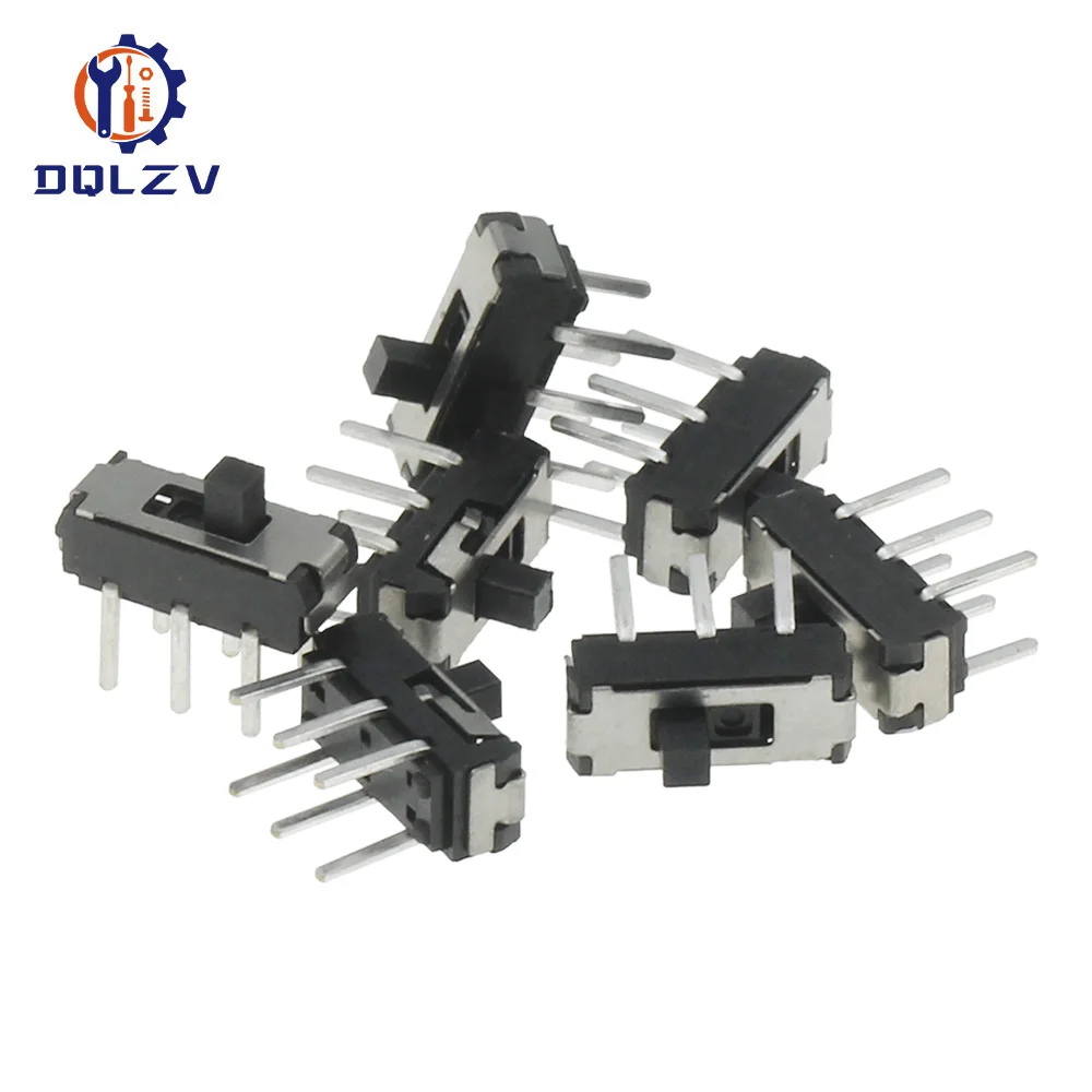 Toggle Switch DIP6 MSS22D18 Mini Miniature DIP Slide Switch 2P2T 6Pin Handle high 2mm