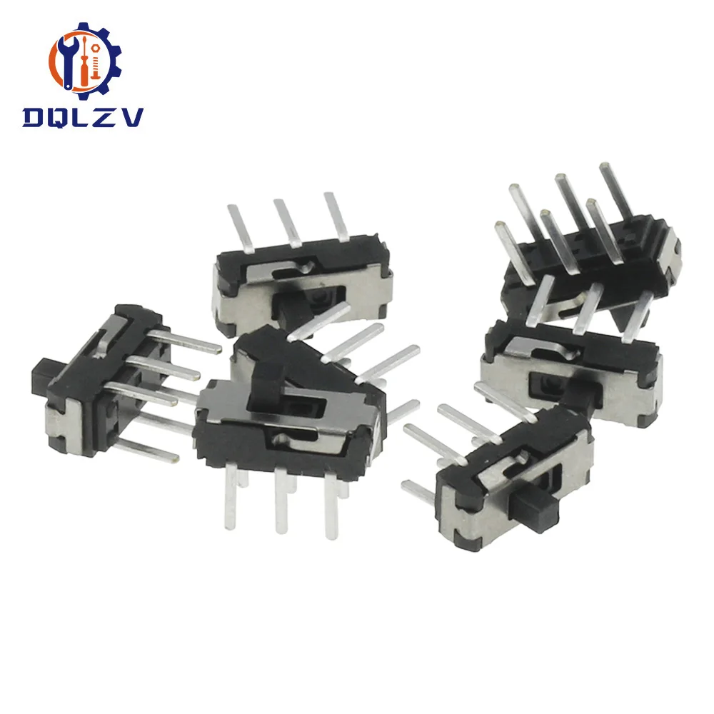 Toggle Switch DIP6 MSS22D18 Mini Miniature DIP Slide Switch 2P2T 6Pin Handle high 2mm