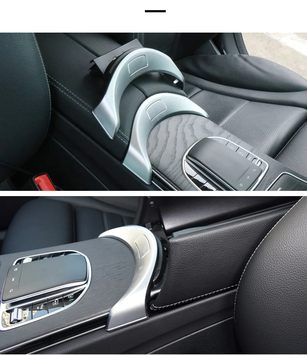 For Mercedes W205 W253 Car Console Armrest Cover Switch Button Central Storage Box Switch For Benz C GLC Class C200 C230 GLC300