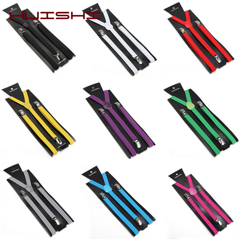 Men Suspenders For Pants Apparel Accessories Adult Man Shirt Dress Women Wedding Party Suspender Suit Skirt With Braces Strap