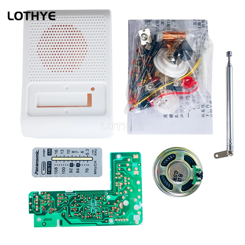 CF210SP FM AM Radio Assembly Kit DIY Teaching Experiment Electronic Assemble Set Kit Production Welding Training Laboratory