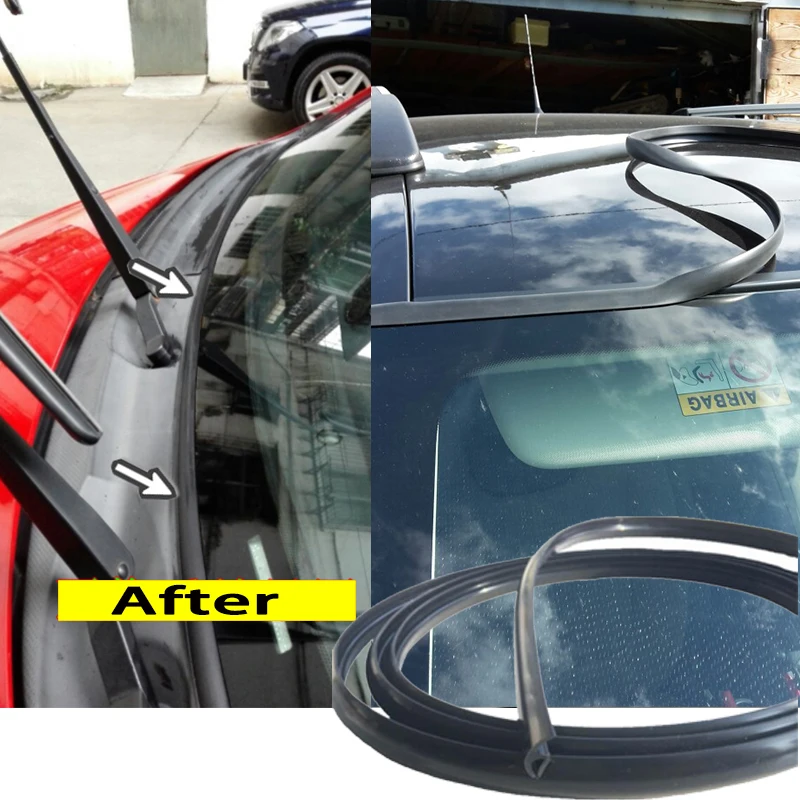 Ageing Rubber Seal Strips Under Windshield Panel For BMW Z3 E36 Z4 E85 E89 E46 E60 E90 E88 E91 E92 E93 E65 E63 E66 M Accessories
