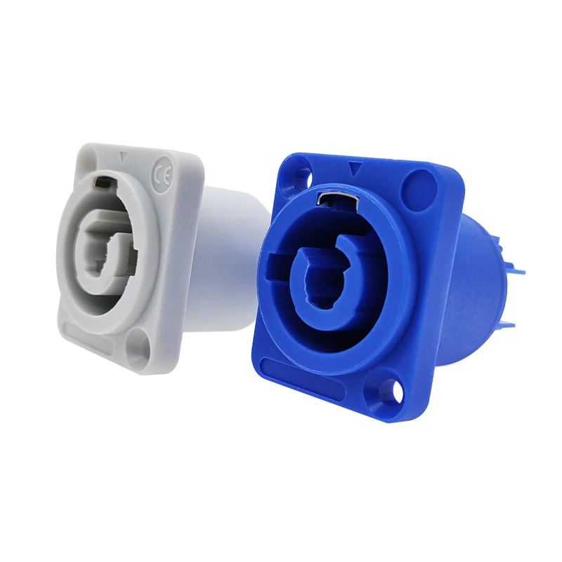 25PCS Powercon Connector 3 Pins 20A 250V Power Speaker Panel Socket Female For LED Screen Stage Lighting