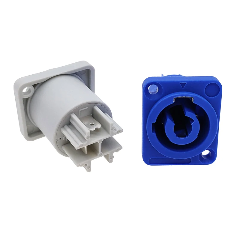 25PCS Powercon Connector 3 Pins 20A 250V Power Speaker Panel Socket Female For LED Screen Stage Lighting