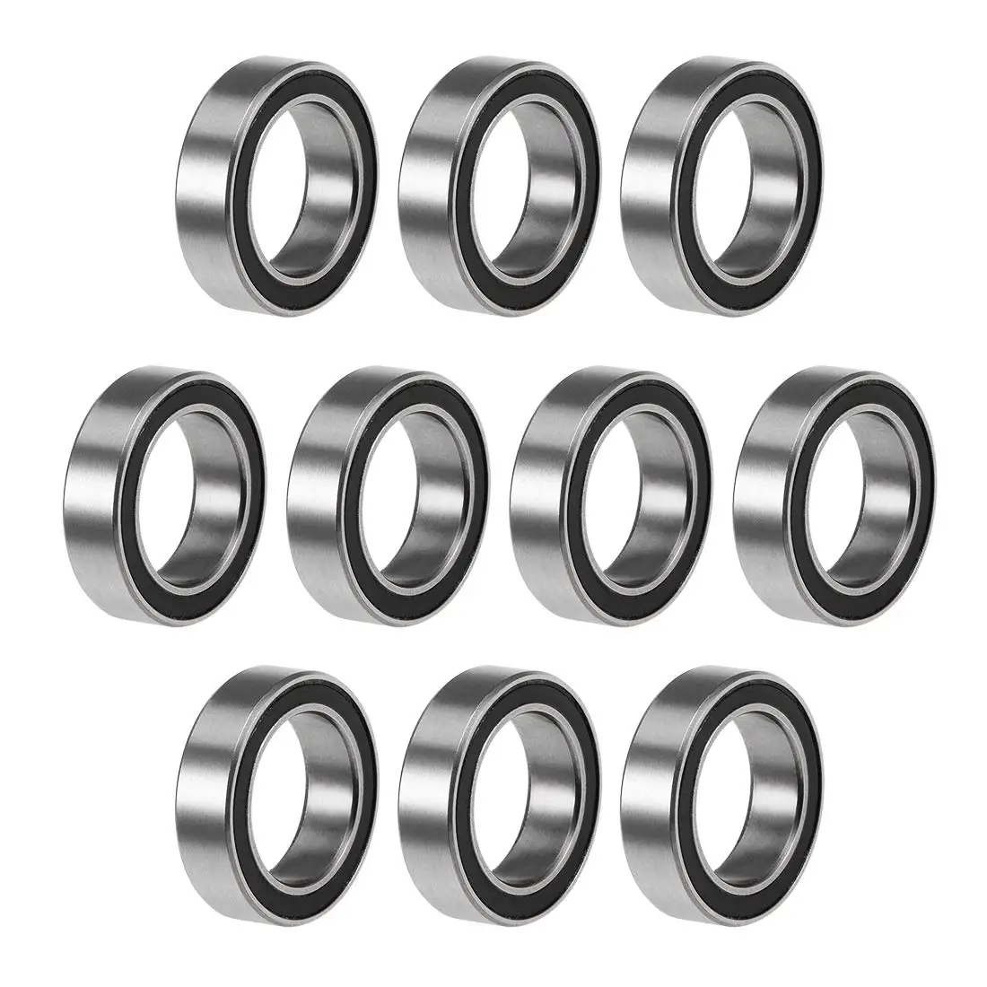 10/100PCS 6700ZZ 6700 2RS RS 6700-2RS High quality 10x15X4 mm Miniature Rubber seal Deep Groove Ball Bearing ABEC-5
