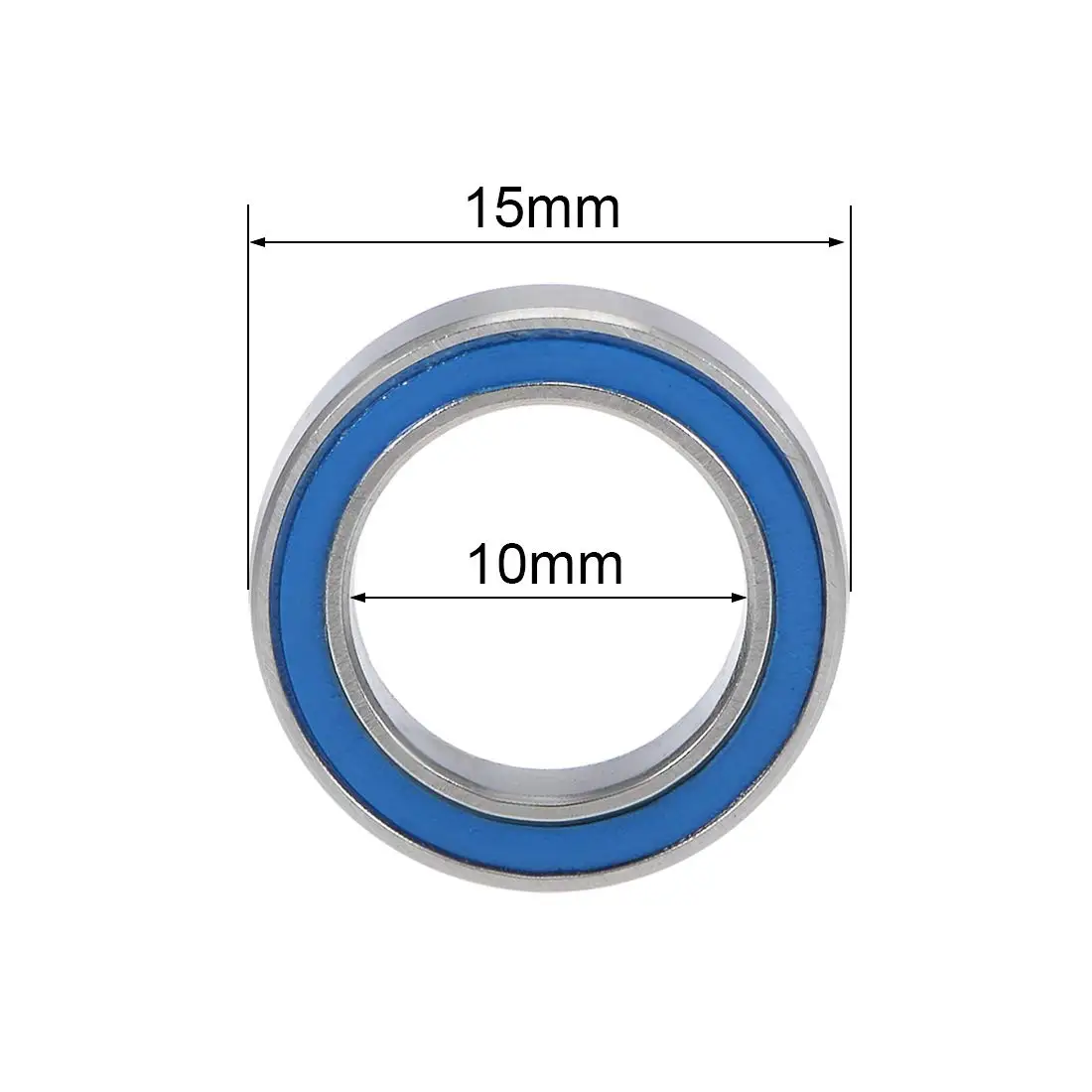 10/100PCS 6700ZZ 6700 2RS RS 6700-2RS High quality 10x15X4 mm Miniature Rubber seal Deep Groove Ball Bearing ABEC-5