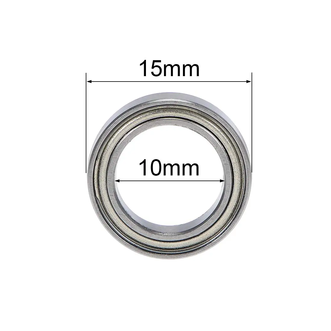 10/100PCS 6700ZZ 6700 2RS RS 6700-2RS High quality 10x15X4 mm Miniature Rubber seal Deep Groove Ball Bearing ABEC-5