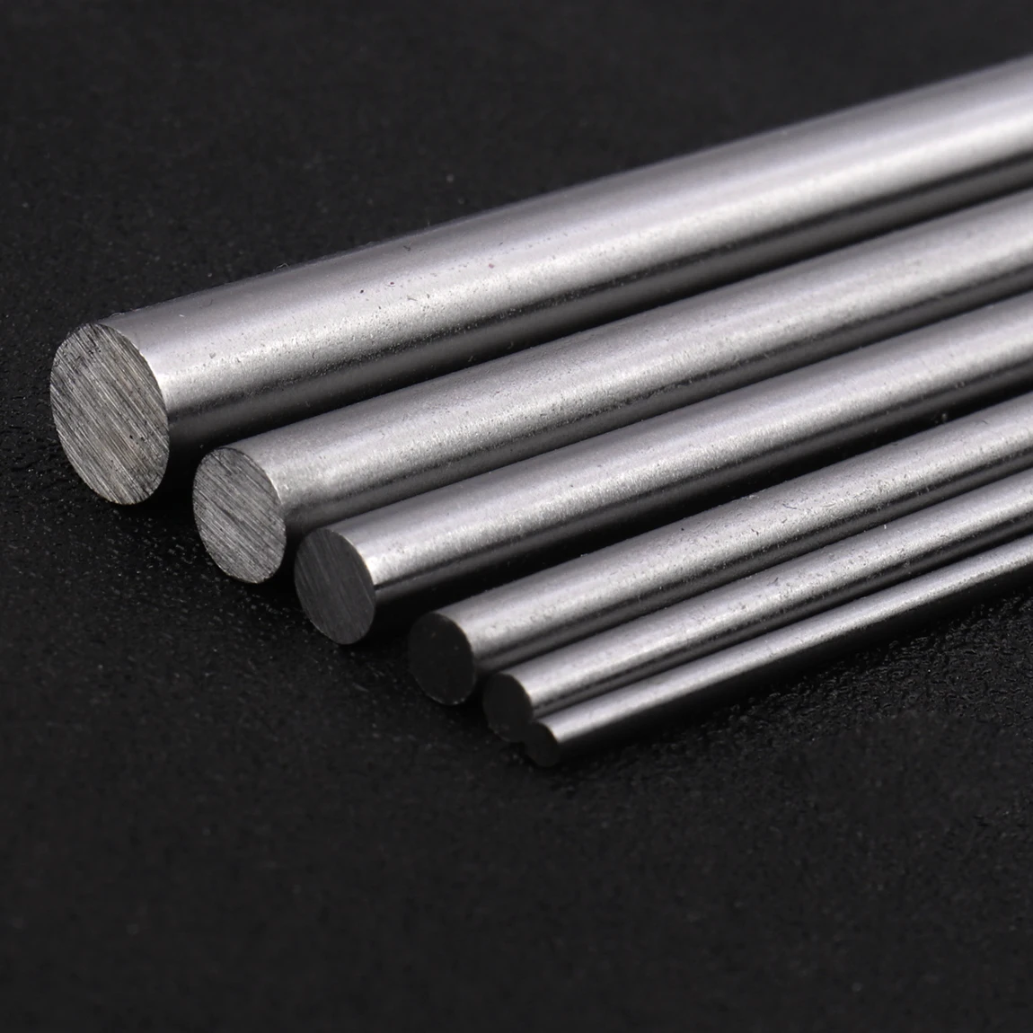 5Pcs/set High Speed Steel Solid Round Rod 2mm 3mm 4mm 5mm 6mm 8mm linear shaft metric round rod Length 200mm