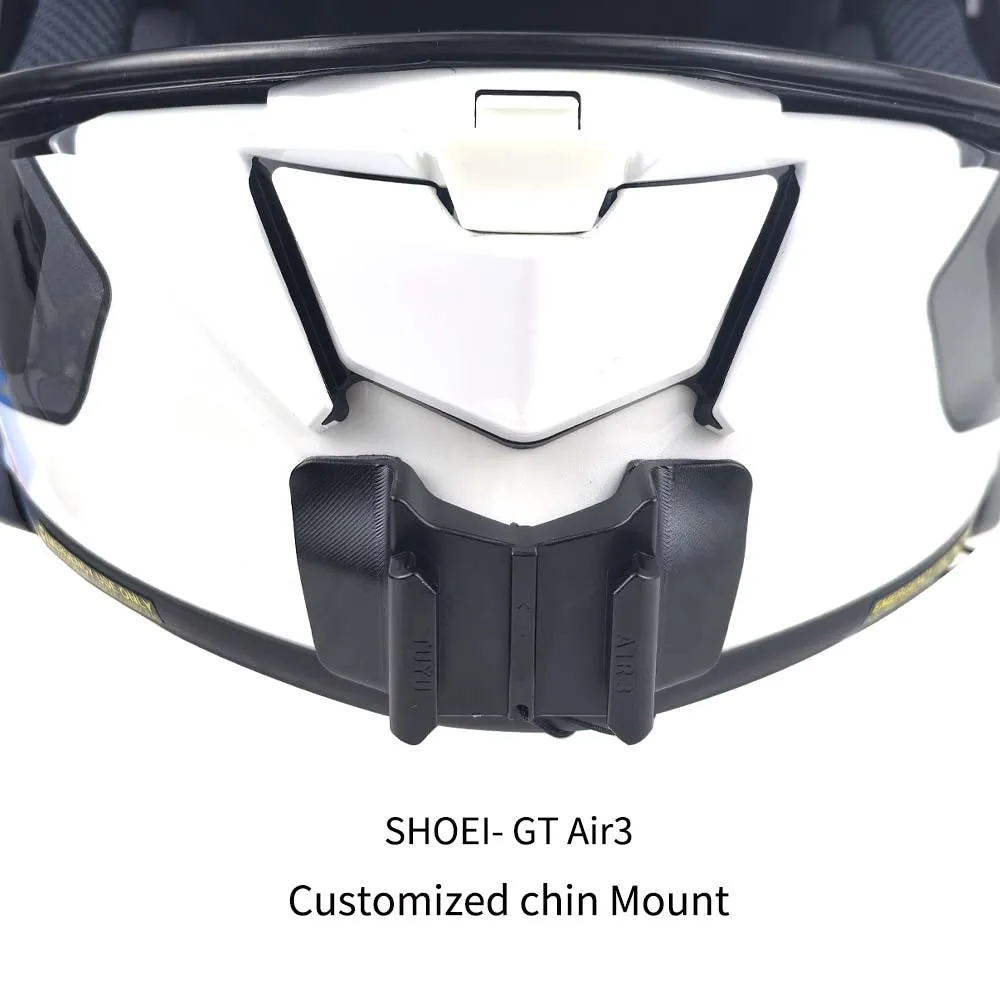 TUYU For SHOEI Hornet ADV GT Air 2 X15 X14 Z8 Z7 Customized CNC Aluminium Helmet Chin Mount for GoPro Insta360 DJI Accessories